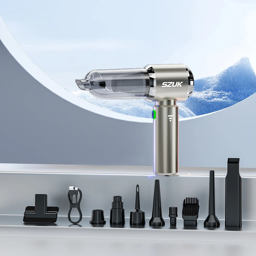 C012MAX 985000PA Car Vacuum Cleaner Portable Handheld Mini Vacuum Cleaner Cordless Powerful Car Cleaner Home Appliance