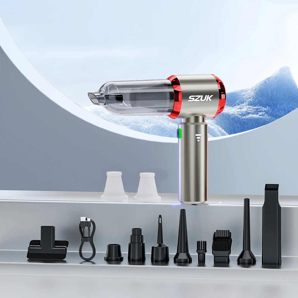 C012MAX 985000PA Car Vacuum Cleaner Portable Handheld Mini Vacuum Cleaner Cordless Powerful Car Cleaner Home Appliance