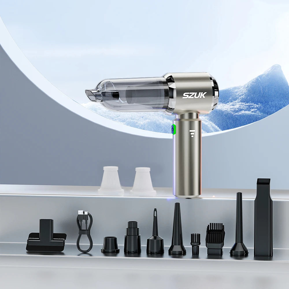 C012MAX 985000PA Car Vacuum Cleaner Portable Handheld Mini Vacuum Cleaner Cordless Powerful Car Cleaner Home Appliance